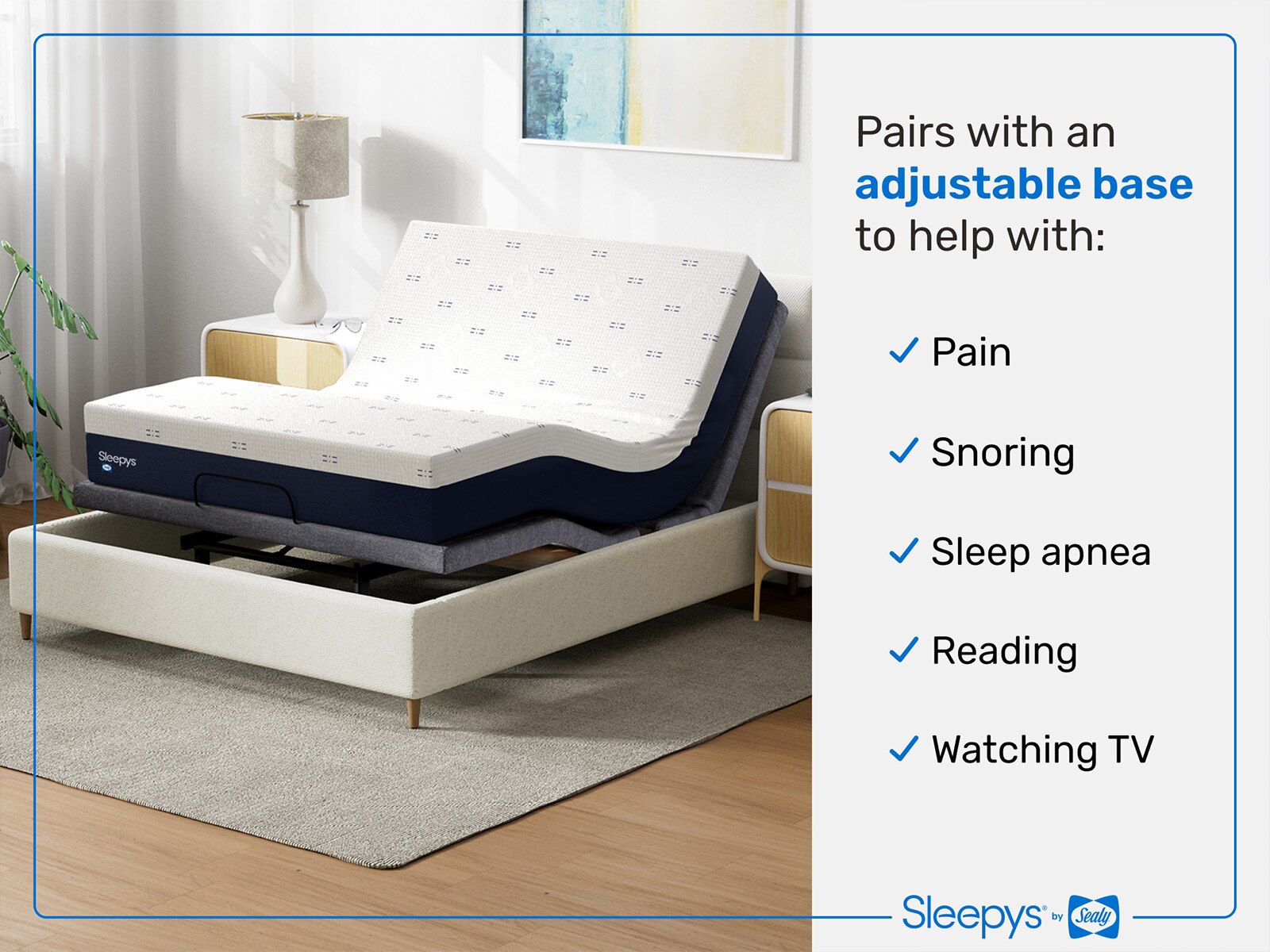 By Sealy Memory Foam Plush Mattress